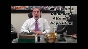 Can a Criminal Defendant Attend a Deposition in FL?