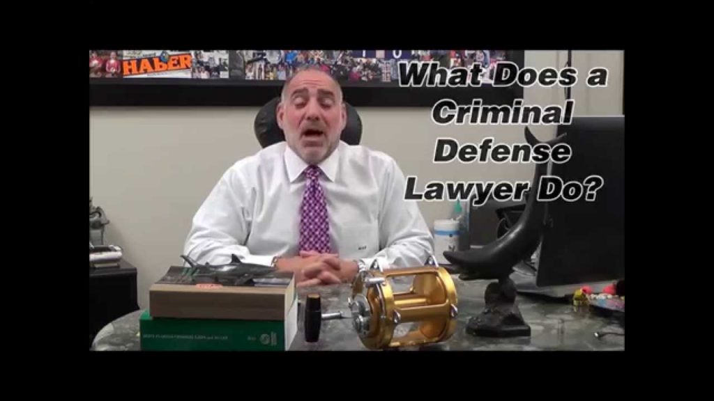 What does a Criminal Defense Lawyer Do? Michael A Haber PA Miami Criminal Attorney