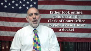 How can I find out what’s going on in a pending Criminal Case? (87) Michael A Haber