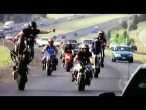 Road Rage FAIL – on Video! After an Exchange of Words a NV Motorcyclist “Taps” on Pick-up Truck Driver’s Window and Gets a Gu