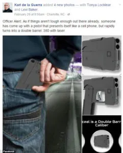 Double Barreled Pistol which is Designed to look just like a Smart Phone meets Controversy from Anti-Gun Activists and Law En