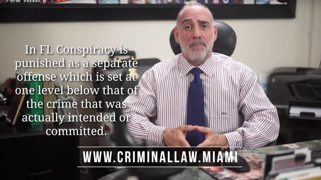 (135) What is a Conspiracy in FL? Michael A Haber Miami Criminal Defense DUI BUI Lawyer