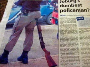 Even Professionals Make Mistakes:  In this case a Davie, FL Cop Accidentally Shot Himself in the Foot after Dinner /