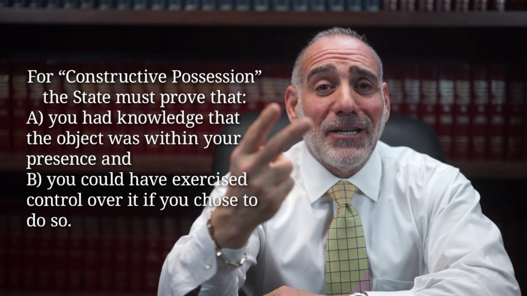 (145) What's the difference between Actual & Constructive Possession? ~ HaberPA Criminal Defense