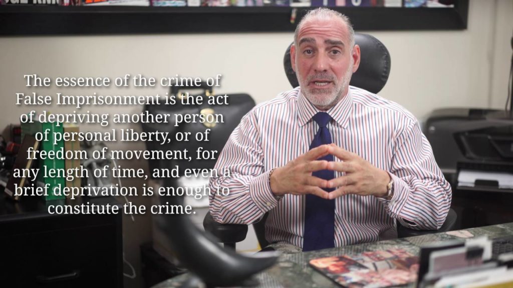 (139) What is False Imprisonment in FL? Michael A Haber Miami Criminal DUI BUI Lawyer