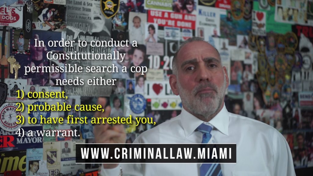 195) Can a Cop Search my Car if I say NO? ~ Michael A Haber Miami Criminal Defense DUI Lawyer