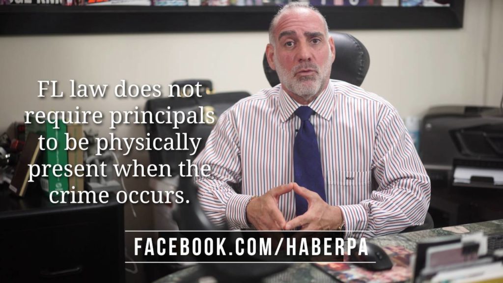 (132) What is the "Principal Theory" in Criminal Law? Michael A Haber Miami Criminal Defense Lawyer