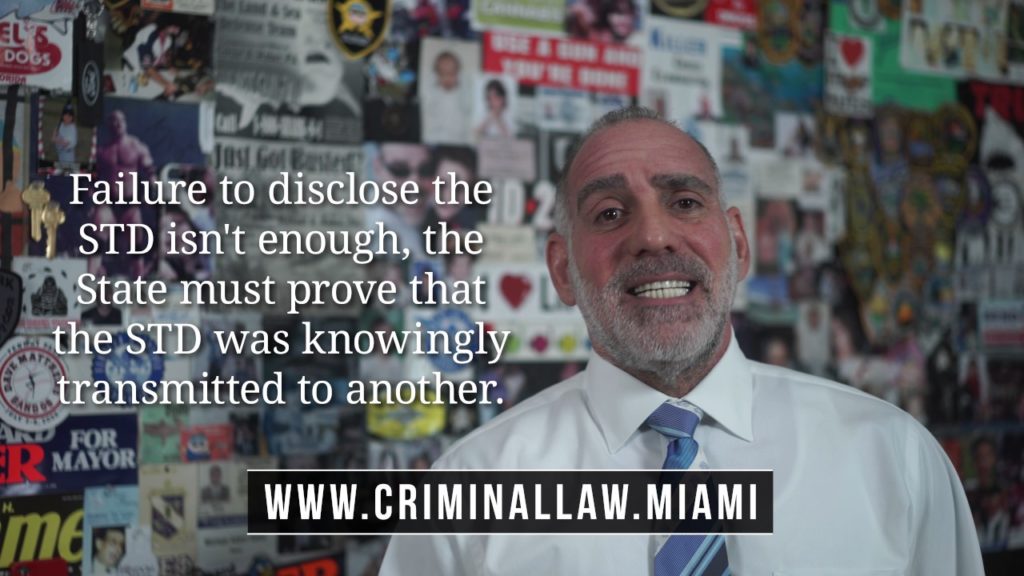 190) What is Knowing Transmission of a STD? ~ Michael A Haber Miami Criminal Defense DUI BUI Lawyer