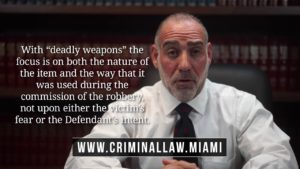 (163) How can Robbery be Enhanced in FL? - Michael A Haber Miami Criminal Defense DUI Lawyer