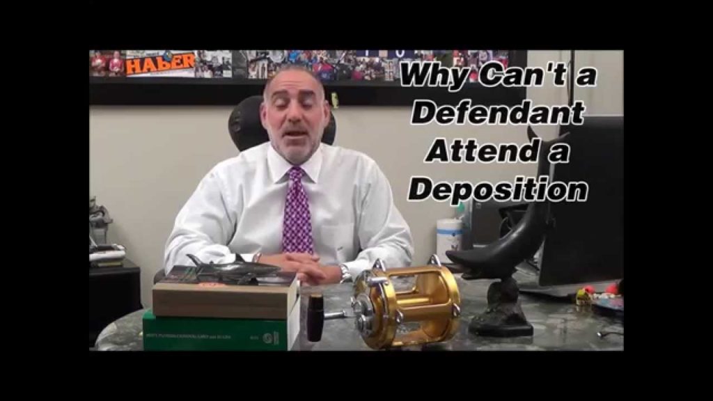 Can a Criminal Defendant Attend a Deposition in FL? Michael A Haber PA Miami Criminal Attorney