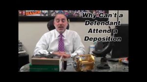 Can a Criminal Defendant Attend a Deposition in FL? Michael A Haber PA Miami Criminal Attorney