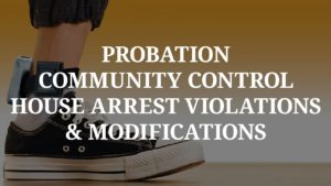 Defending Probation and Community Control Violations (110) Michael A Haber Miami Lawyer